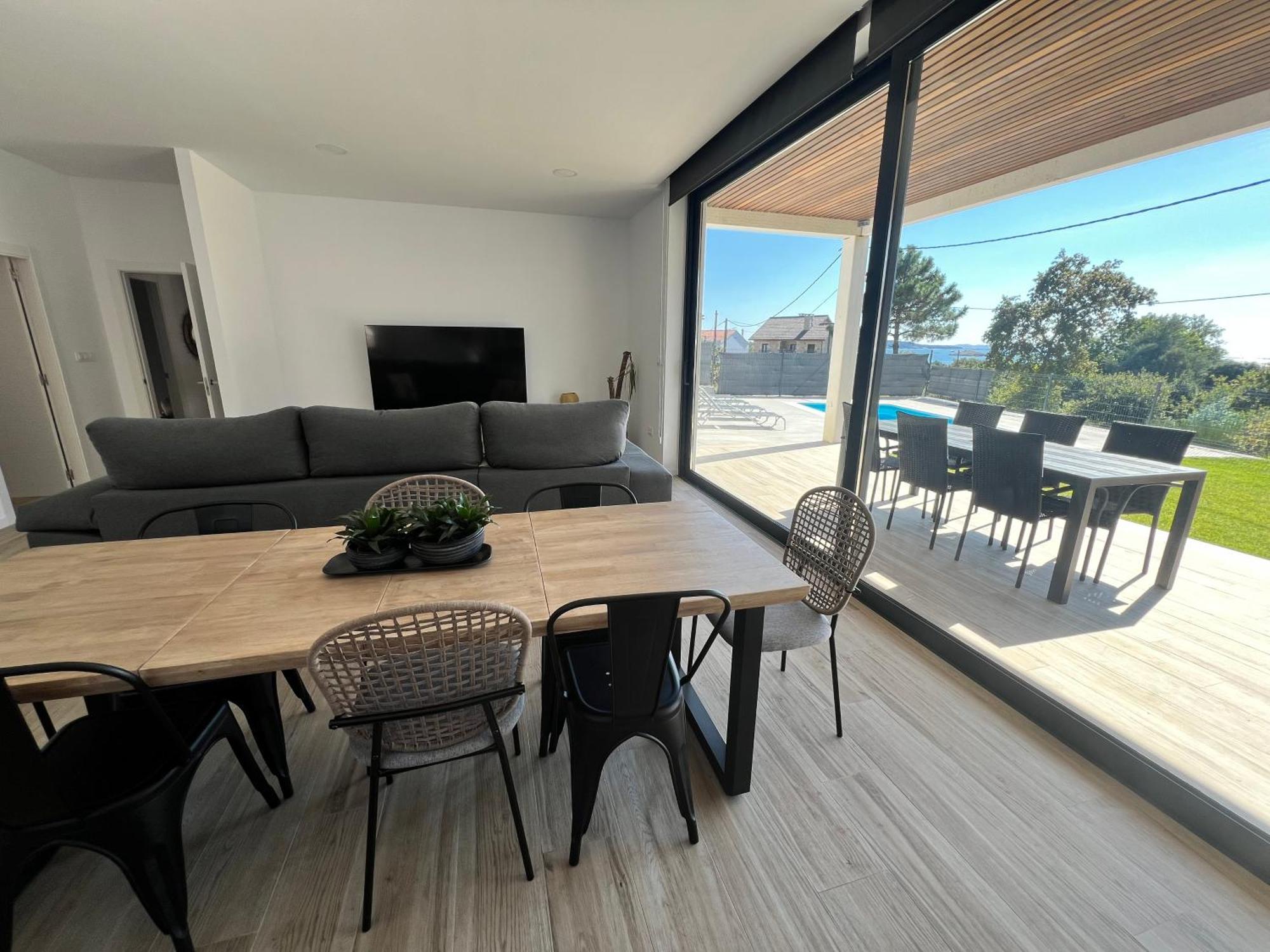 Casa Os Balcons Ria De Arousa Boiro Luaran gambar